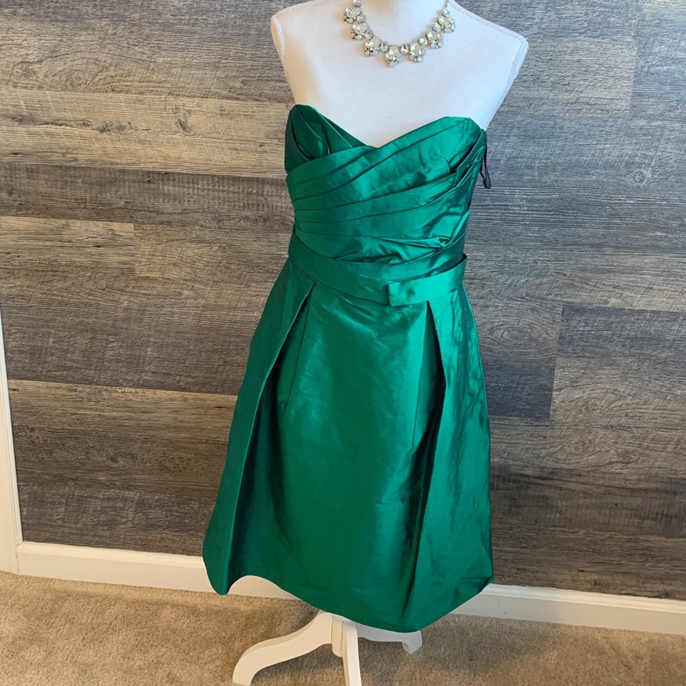 Alfred Sung Green Party Dress